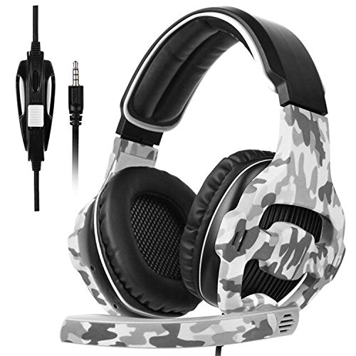 Sades sades807 gaming headsets headphones for new xbox one ps4 pc laptop mac mobile black & bluetooth